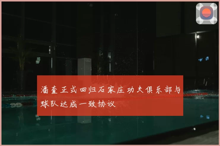 潘奎正式回归石家庄功夫俱乐部与球队达成一致协议