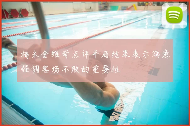 梅米舍维奇点评平局结果表示满意强调客场不败的重要性